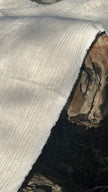 Thick Double-Face Ribbed Organic Cotton Fabric – Undyed Natural.