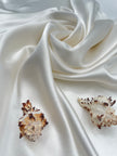 Bridal White Satin Pure Silk, Silk By The Yard.