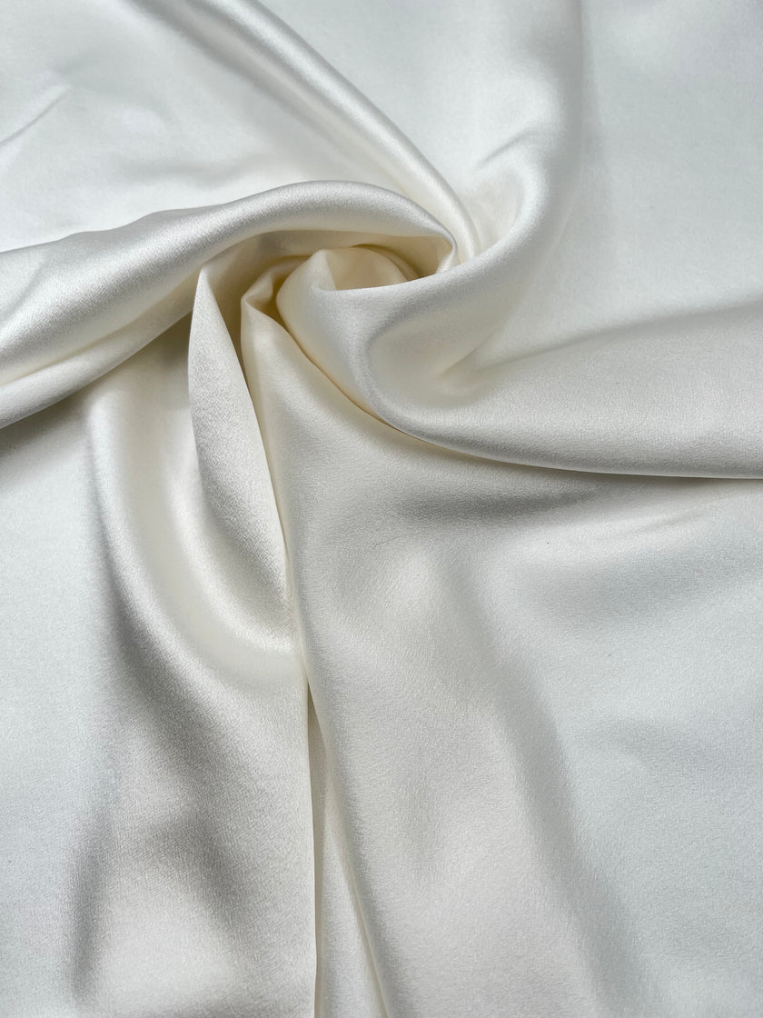 Bridal White Satin Pure Silk, Silk By The Yard.