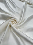 Bridal White Satin Pure Silk, Silk By The Yard.