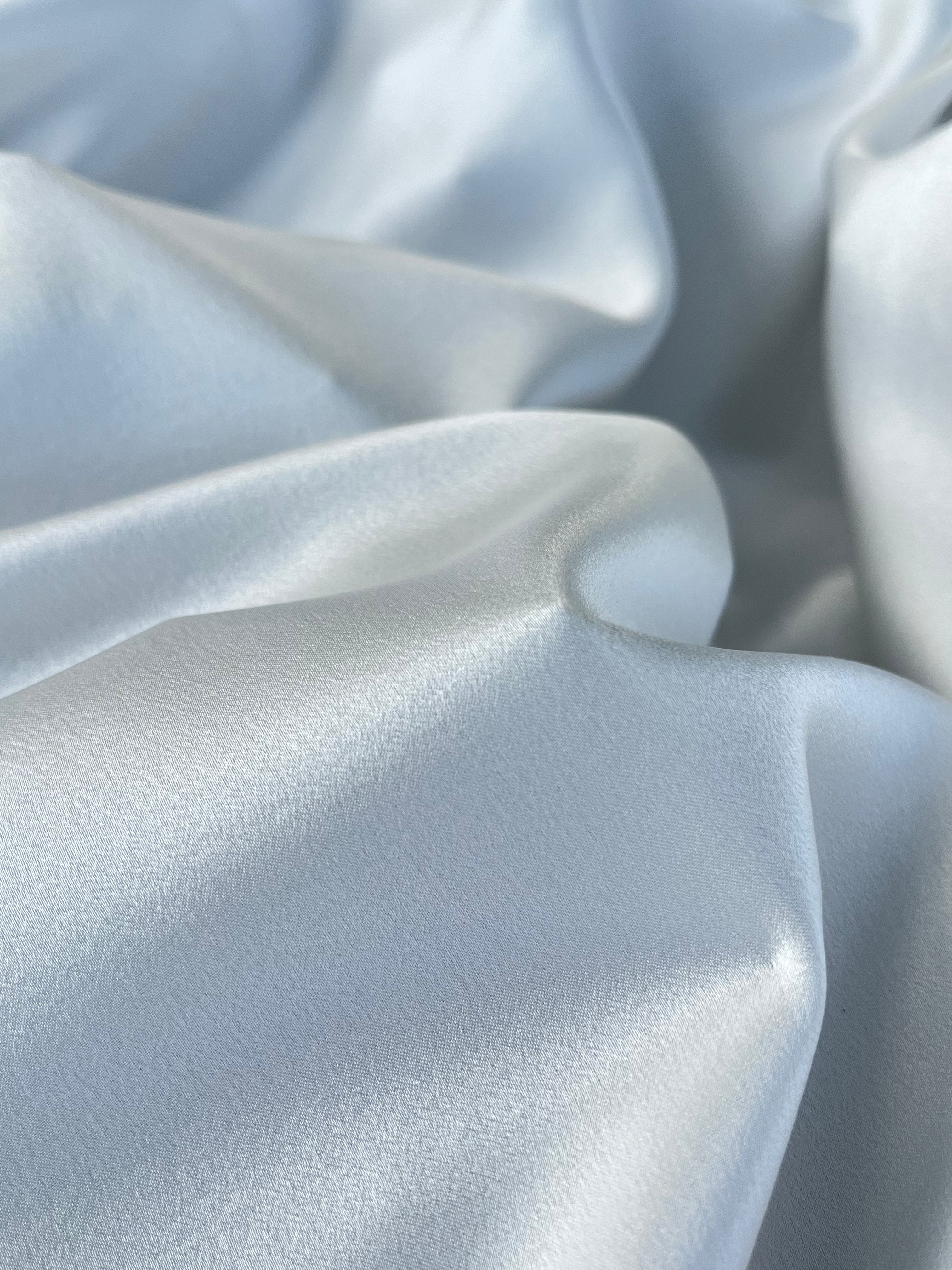 Bridal White Satin Pure Silk, Silk By The Yard.