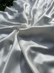 Bridal White Satin Pure Silk, Silk By The Yard.