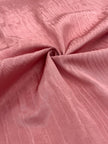 Pastel Pink Silk Moire Fabric, Watermark Pattern.