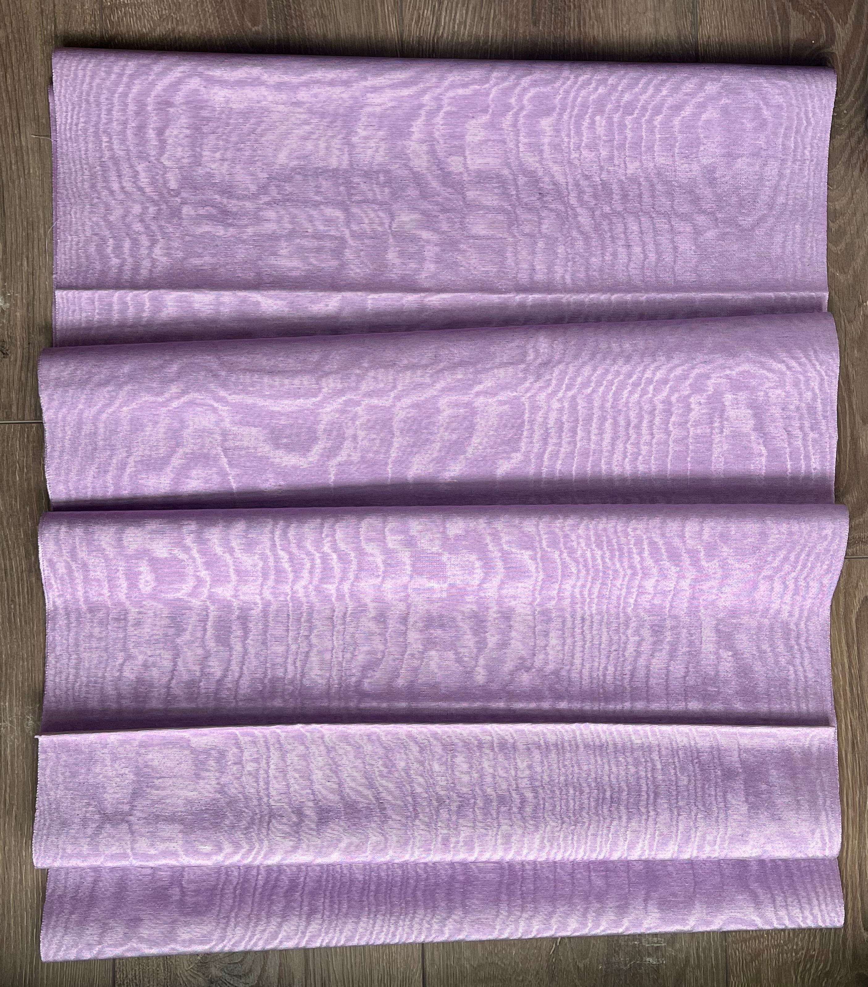 Leylak Pembe İpek Kumaş, Metreyle İpek. Filigran Desen, Şantung İpek, Geniş Moiré İpek Kumaş, Geniş Kalın İpek Kurdele, İpek Döşemelik Kumaş.