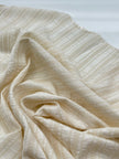 Striped and Textured Silk Linen Fabrics Crinkle