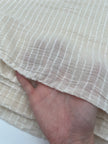 Striped Semi-Sheer Silk Cotton Fabrics.