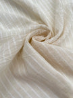 Striped Semi-Sheer Silk Cotton Fabrics.