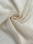 Striped Semi-Sheer Silk Cotton Fabrics.