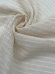 Striped Semi-Sheer Silk Cotton Fabrics.