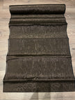 Chocolate Brown Silk Moire Home Textile Interior Fabrics, Watermark Patterns.