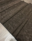 Chocolate Brown Silk Moire Home Textile Interior Fabrics, Watermark Patterns.