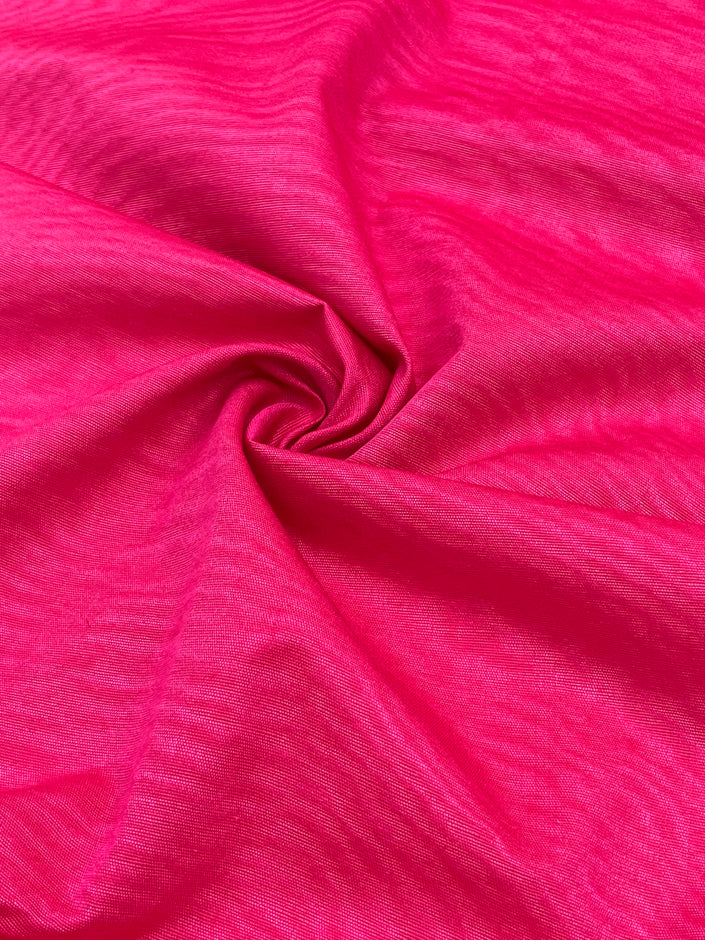 Pink Silk Fabric, Moire Silk Fabric, Silk By The Yard. Watermark Pattern.