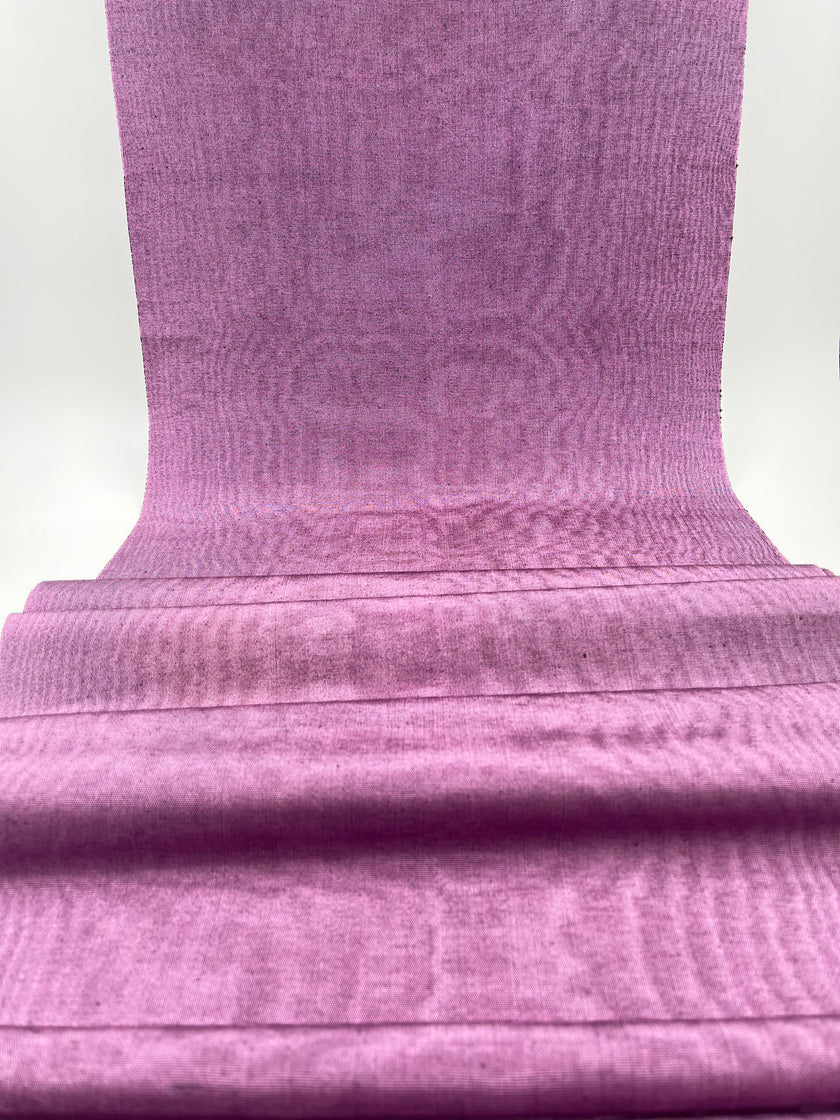 Pink Silk Fabric, Moire Silk Fabric, Silk By The Yard. Watermark Pattern.