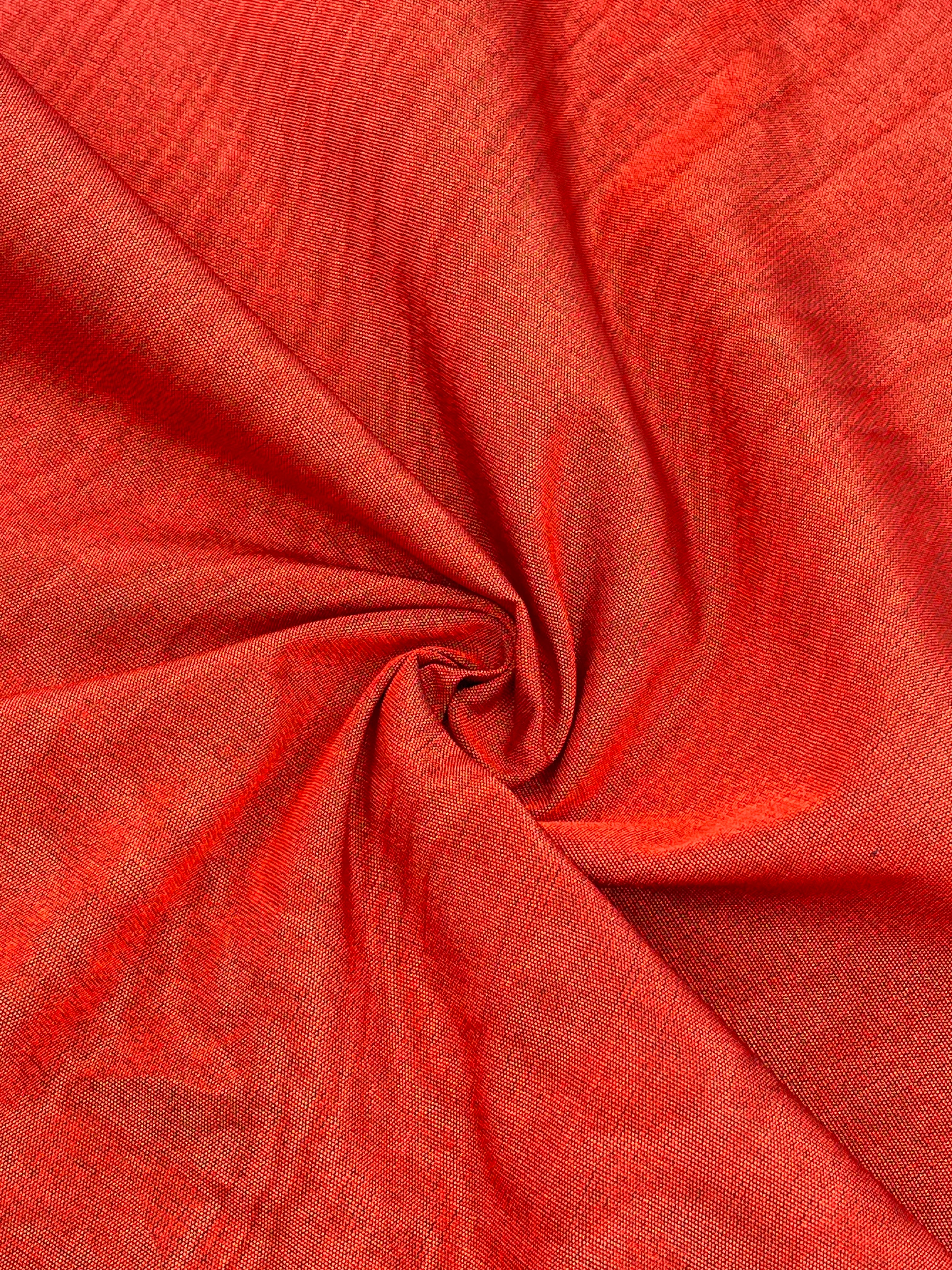 Red Silk Fabric, Moire Silk Fabric, Silk By The Yard. Watermark Pattern.