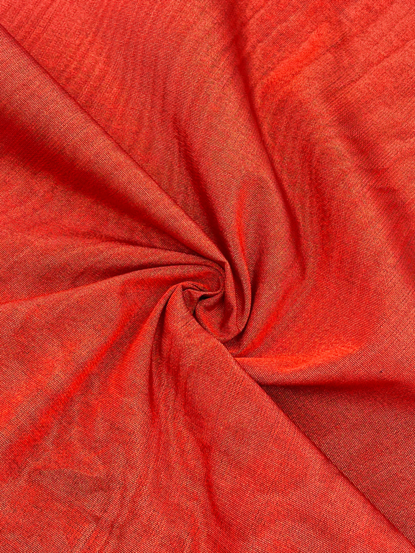 Red Silk Fabric, Moire Silk Fabric, Silk By The Yard. Watermark Pattern.
