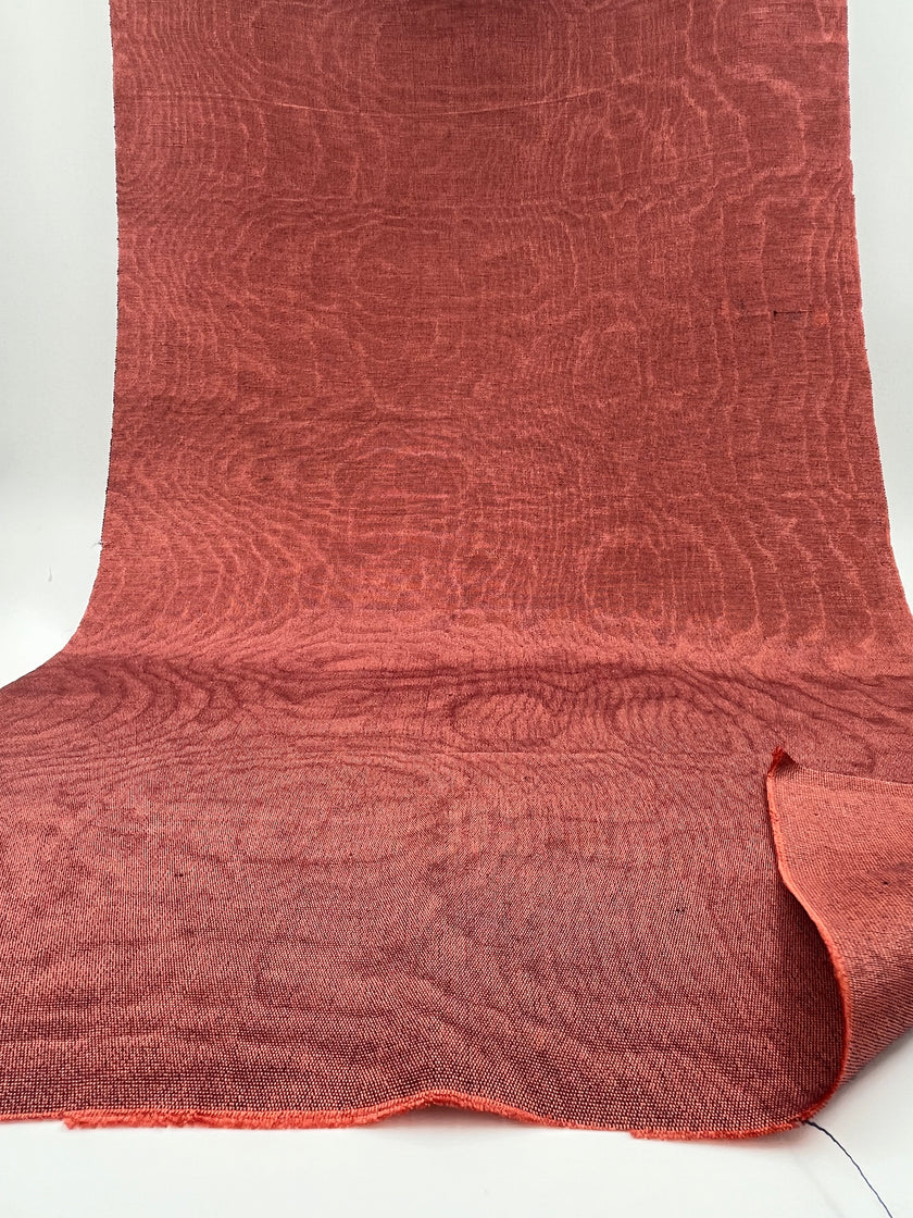 Silk Fabric, Moire Silk Fabric, Silk By The Yard. Watermark Pattern.