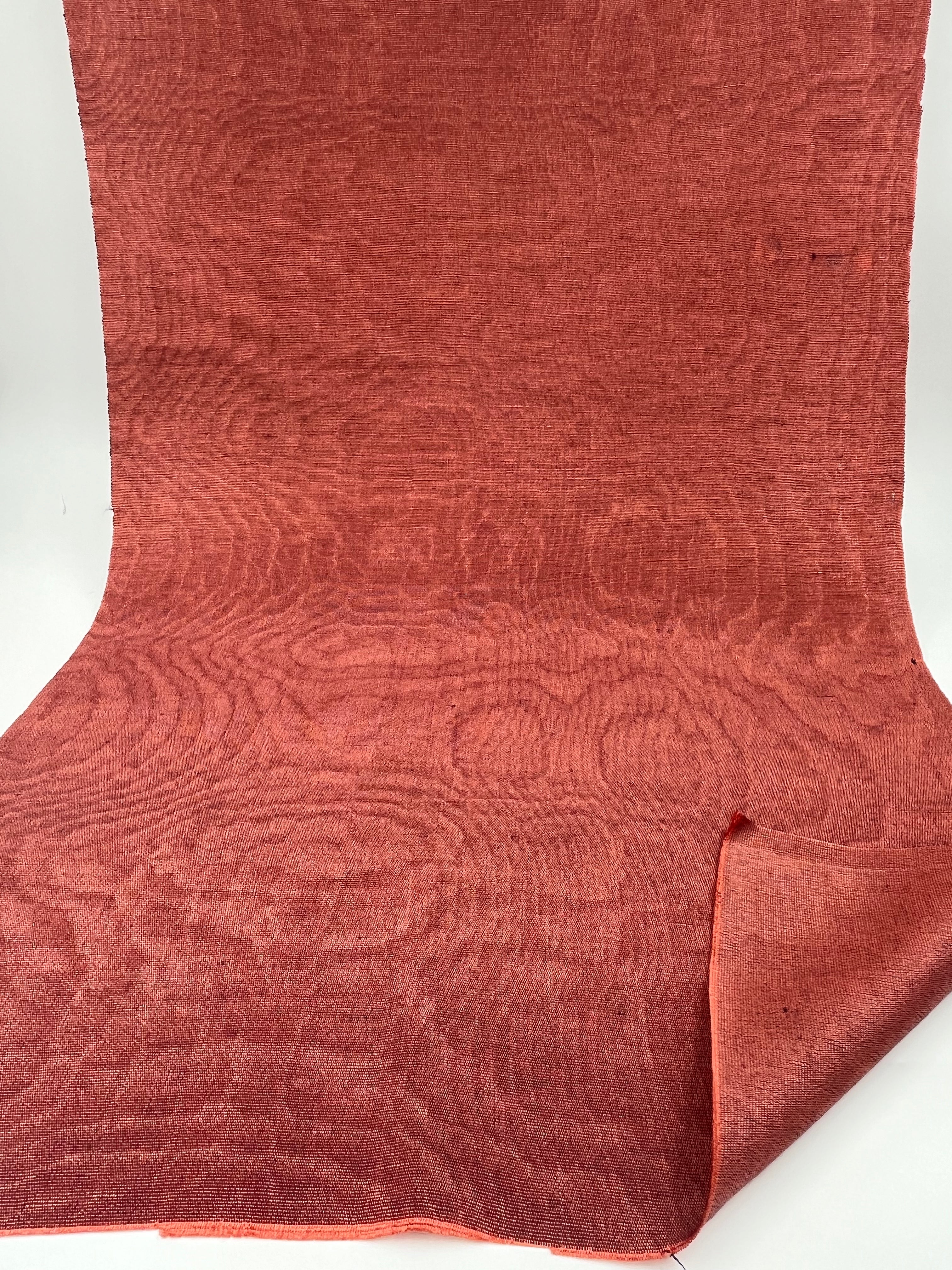 Silk Fabric, Moire Silk Fabric, Silk By The Yard. Watermark Pattern.
