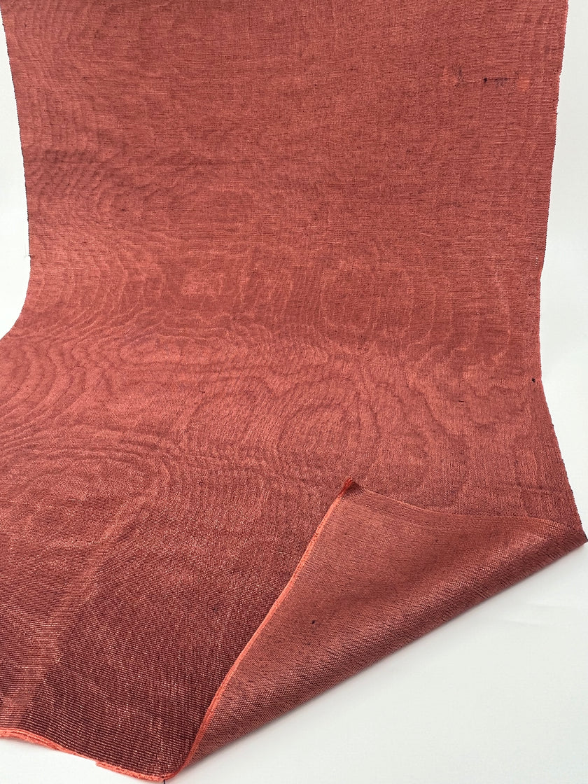 Silk Fabric, Moire Silk Fabric, Silk By The Yard. Watermark Pattern.
