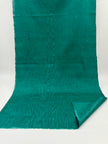 Green Moire Silk Home Textile Interior Fabrics, Watermark Pattern.