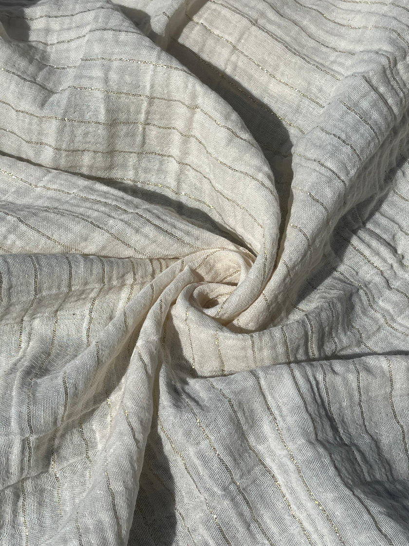 Tissu mousseline par cour - Tissu mousseline biologique - Mousseline de coton pour bébé - Tissu gaze 2 couches par mètre, 150 CM DE LARGEUR. Couverture pour nouveau-né, options multicolores disponibles.