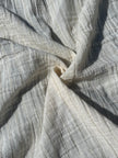Tissu mousseline par cour - Tissu mousseline biologique - Mousseline de coton pour bébé - Tissu gaze 2 couches par mètre, 150 CM DE LARGEUR. Couverture pour nouveau-né, options multicolores disponibles.