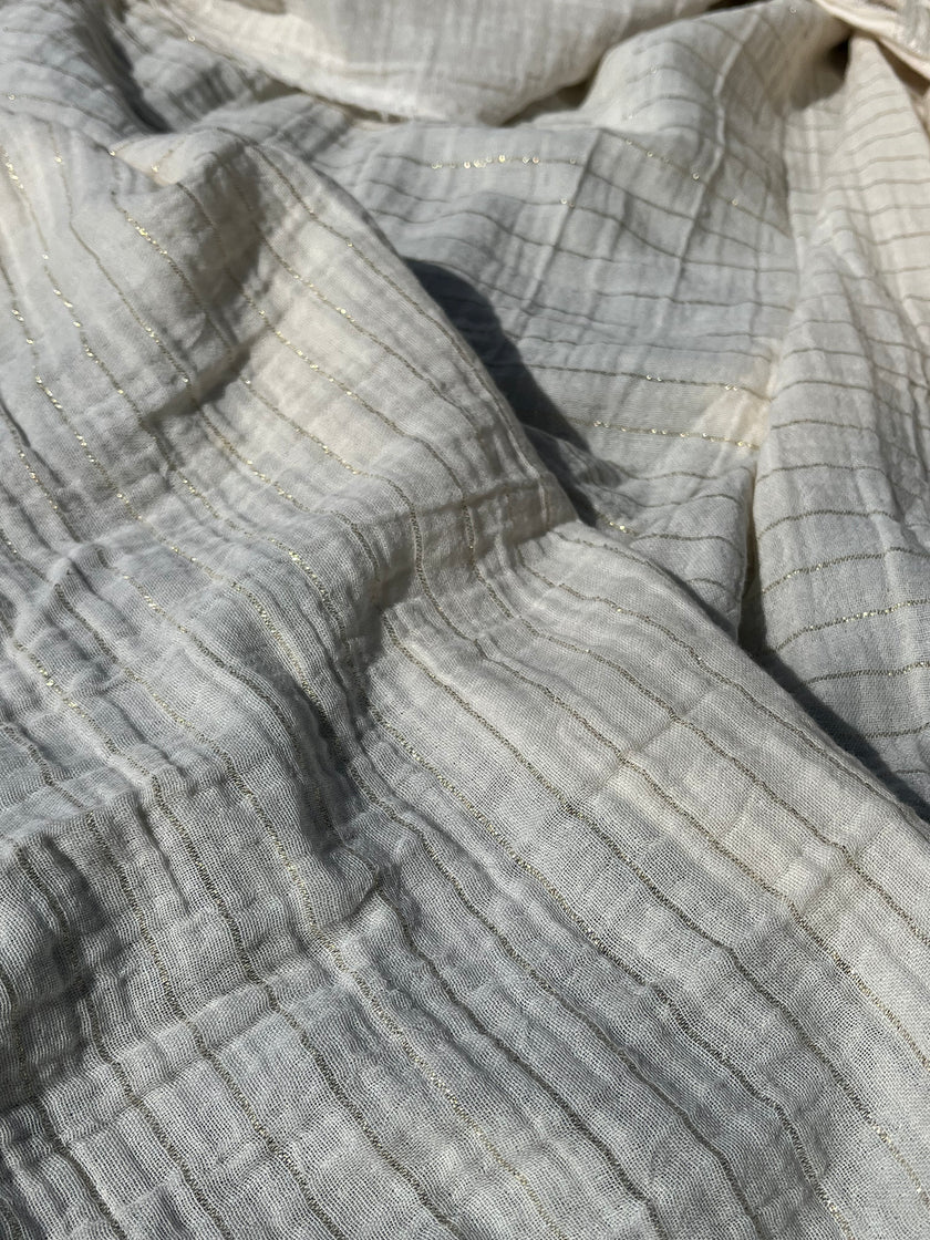 Tissu mousseline par cour - Tissu mousseline biologique - Mousseline de coton pour bébé - Tissu gaze 2 couches par mètre, 150 CM DE LARGEUR. Couverture pour nouveau-né, options multicolores disponibles.
