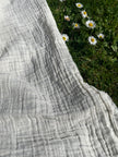 Tissu mousseline par cour - Tissu mousseline biologique - Mousseline de coton pour bébé - Tissu gaze 2 couches par mètre, 150 CM DE LARGEUR. Couverture pour nouveau-né, options multicolores disponibles.