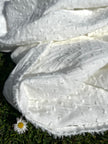 Muslin Fabric By The Yard - Polka Dot Pattern- New Born Blanket Fabric