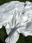 Muslin Fabric By The Yard - Polka Dot Pattern- New Born Blanket Fabric