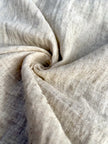 Neutral Hemp Organic Cotton Muslin Fabric.