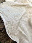 Neutral Hemp Organic Cotton Muslin Fabric.