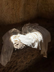 Ivory Unbleached Gauze Organic Cotton Fabric By The Meter.