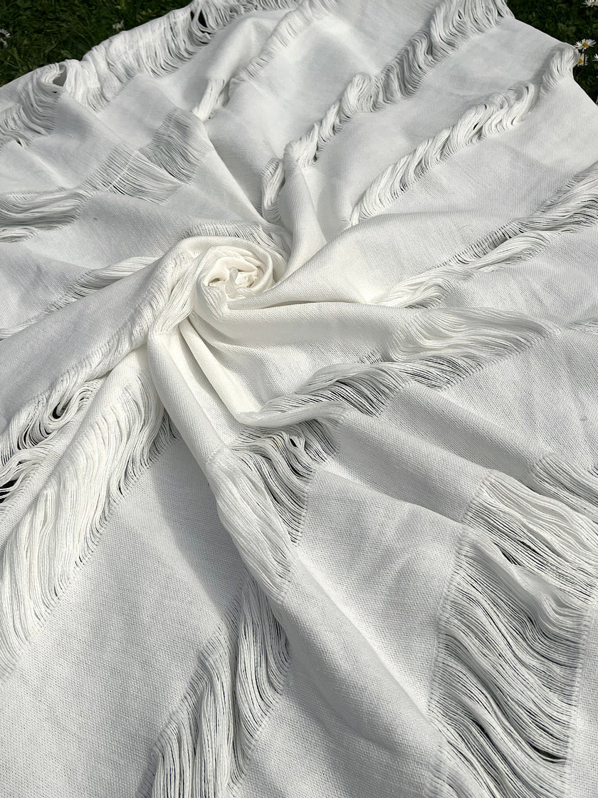 Softened Heddle Fabric, Etamine Fabric Hollow Out.