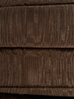 Light Brown Moire Kutnu Silk Fabric – Handwoven Ottoman Watermark Textile | Luxury Upholstery & Interior Design Fabric