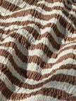 Premium Handwoven Crinkle Stripe Cotton Fabric | Resort Wear Textile