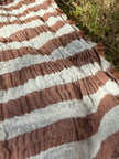 Premium Handwoven Crinkle Stripe Cotton Fabric | Resort Wear Textile