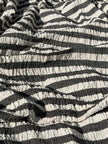 Premium Handwoven Crinkle Stripe Cotton Fabric | Resort Wear Textile