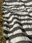 Premium Handwoven Crinkle Stripe Cotton Fabric | Resort Wear Textile