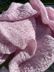 Lilac Pink Textured Linen Fabric By The Yard Natural Fabrics.