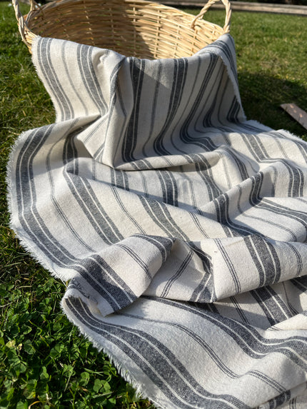 Mid Weight Softened Linen Cotton Fabric By The Yard.