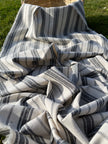 Mid Weight Softened Linen Cotton Fabric By The Yard.