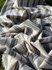Mid Weight Softened Linen Cotton Fabric By The Yard.