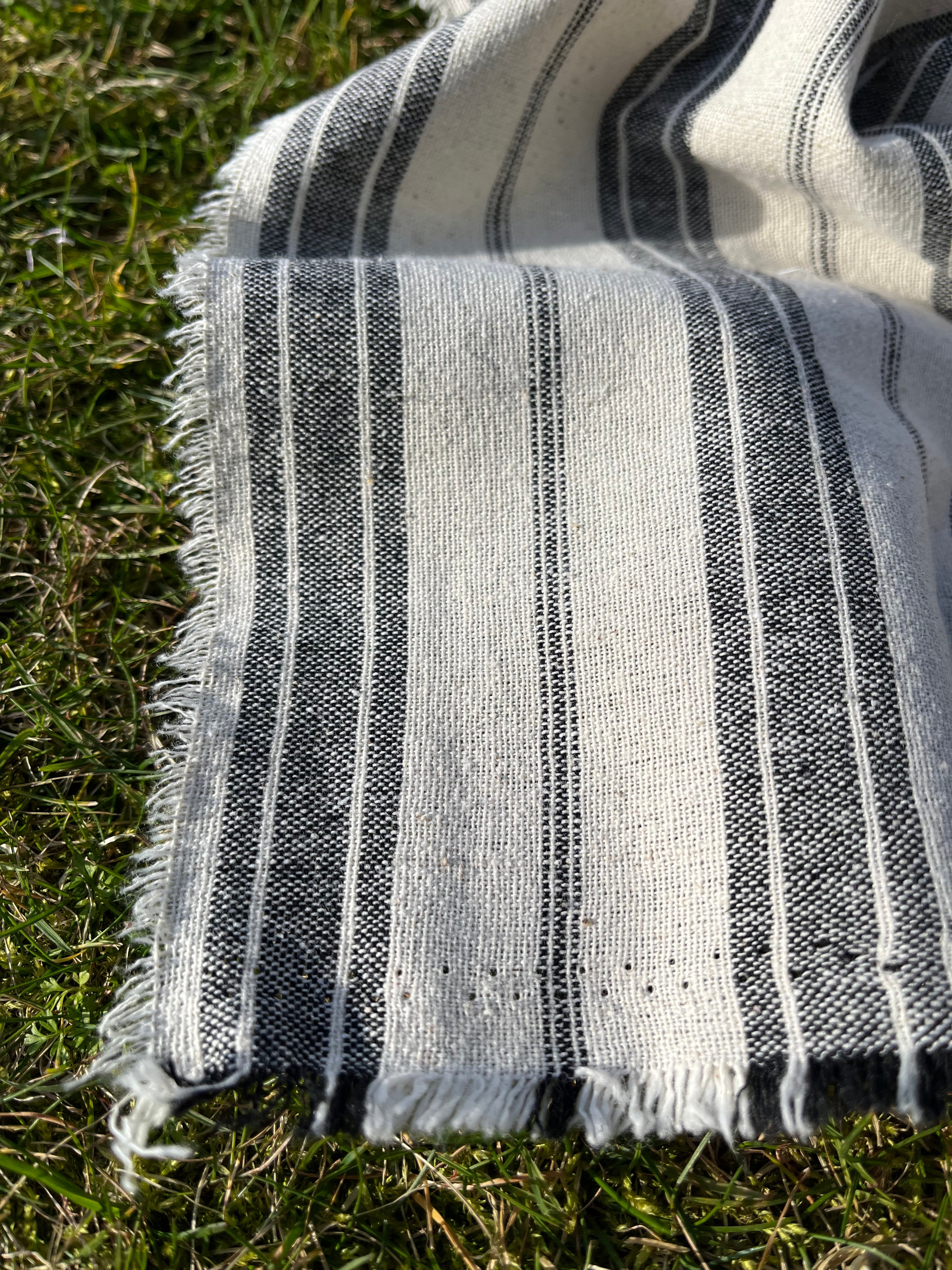 Mid Weight Softened Linen Cotton Fabric By The Yard.