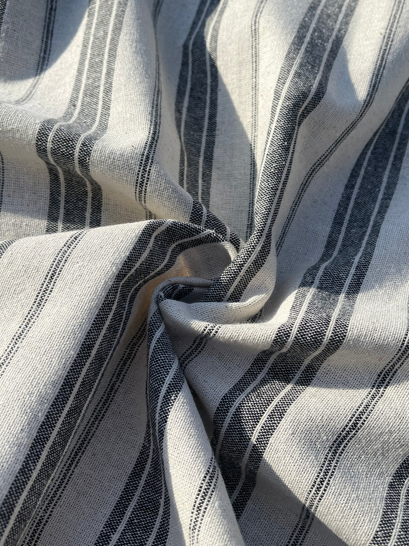 Mid Weight Softened Linen Cotton Fabric By The Yard.