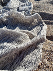 Light Gray Unique Natural Fabrics: Funky, Sheer, and Textured Cotton Linen.
