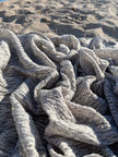 Light Gray Unique Natural Fabrics: Funky, Sheer, and Textured Cotton Linen.