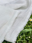 Tissu froissé en coton turc texturé spécial : qualité unique pour les robes d'été kimono et les tenues de nouveau-né | Options de gaze, transparentes et extensibles.