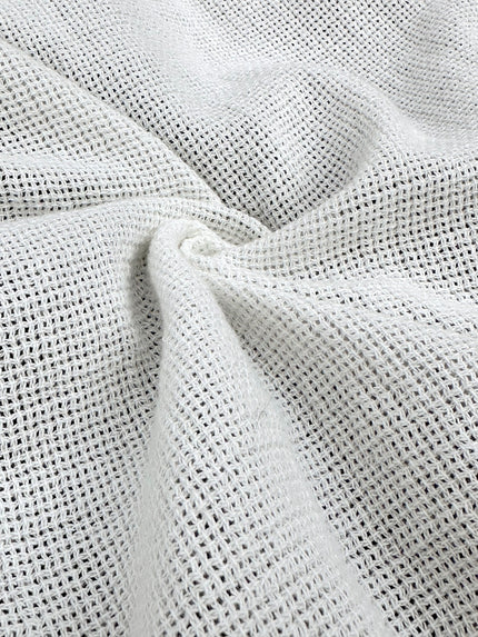 Organic Cotton Washed Softened Etamine Fabric.