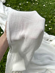 Tissu froissé en coton turc texturé spécial : qualité unique pour les robes d'été kimono et les tenues de nouveau-né | Options de gaze, transparentes et extensibles.