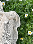 Knitted Mesh Cotton Softened Organic Fabric.